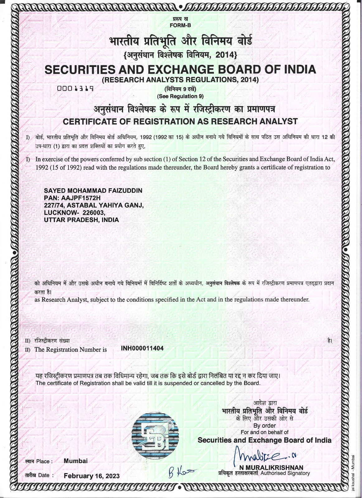 Certificate-of-registration